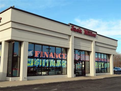 Jack miller auto plaza - Securing a Spare Tire. Put lug nuts on the replacement tire. Tighten down the lug nuts in a star pattern. Tighten enough so the wheel doesn’t spin. Lower the vehicle so the tire is just touching the ground. Tighten the lug nuts as much as possible. Lower the car completely and return tools and flat to the trunk of the car.